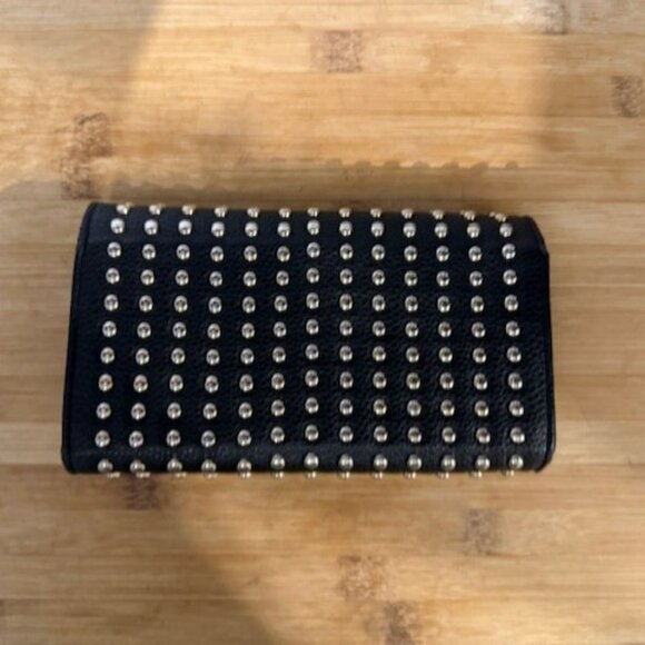 Studded Long Clutch Wallet - Coin Purse & Card Holder - Picture 11 of 16